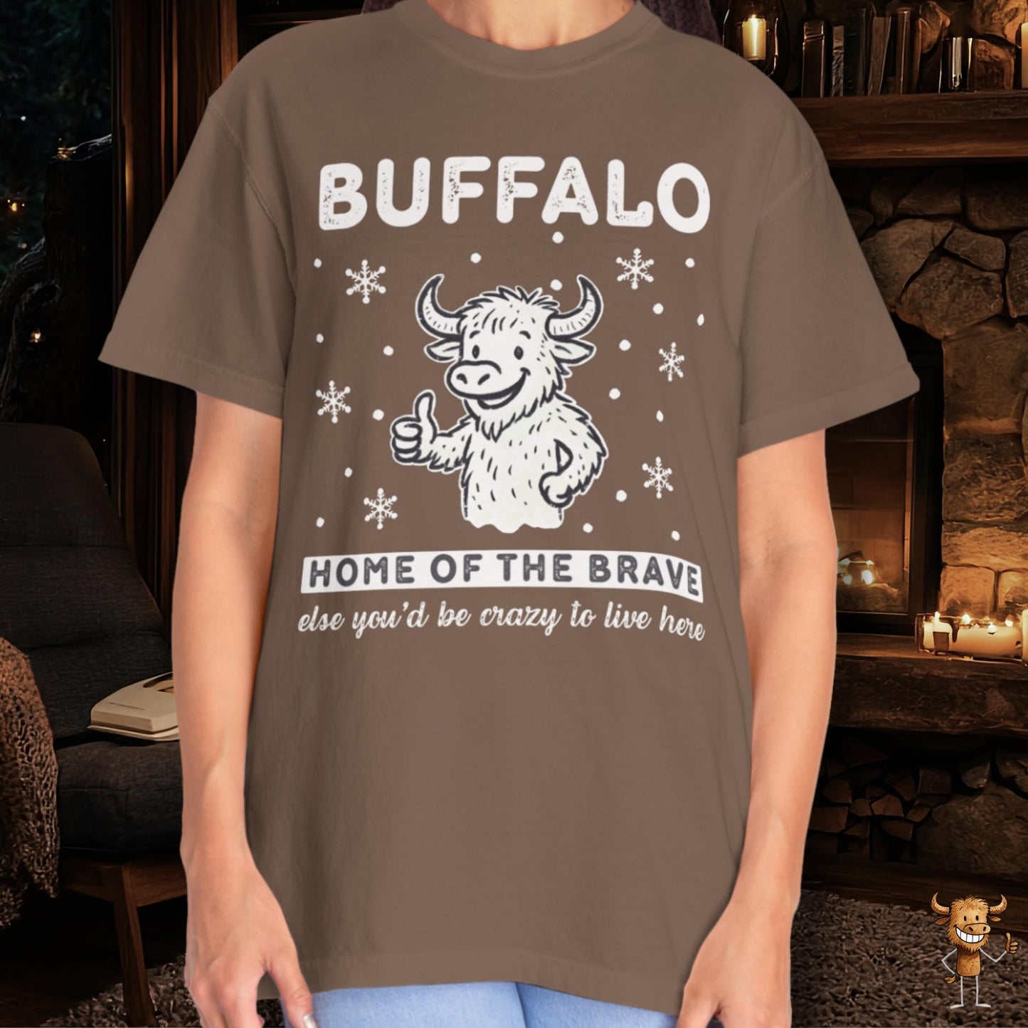 Home of the brave - happy buffalo