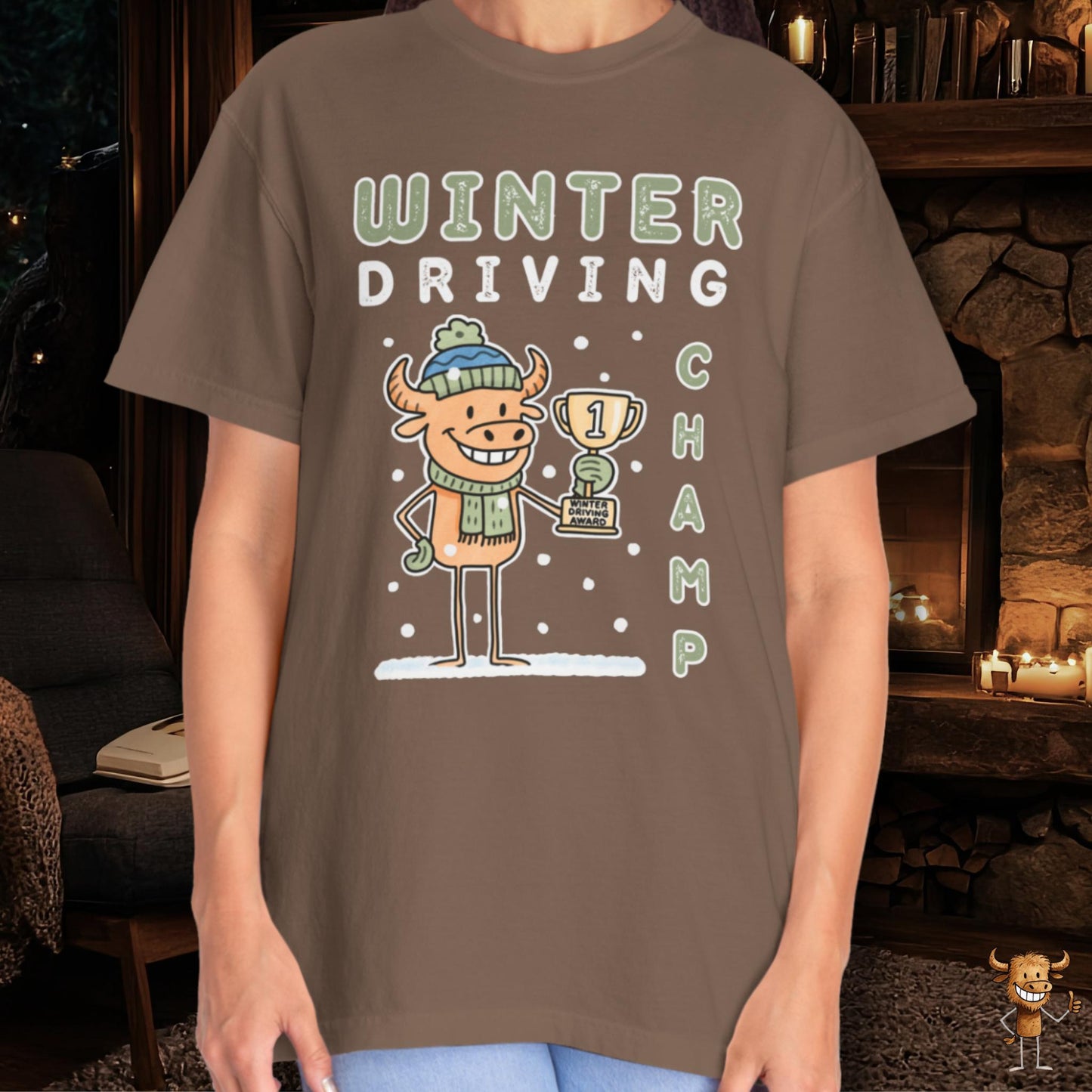 Winter driving champ first place trophy