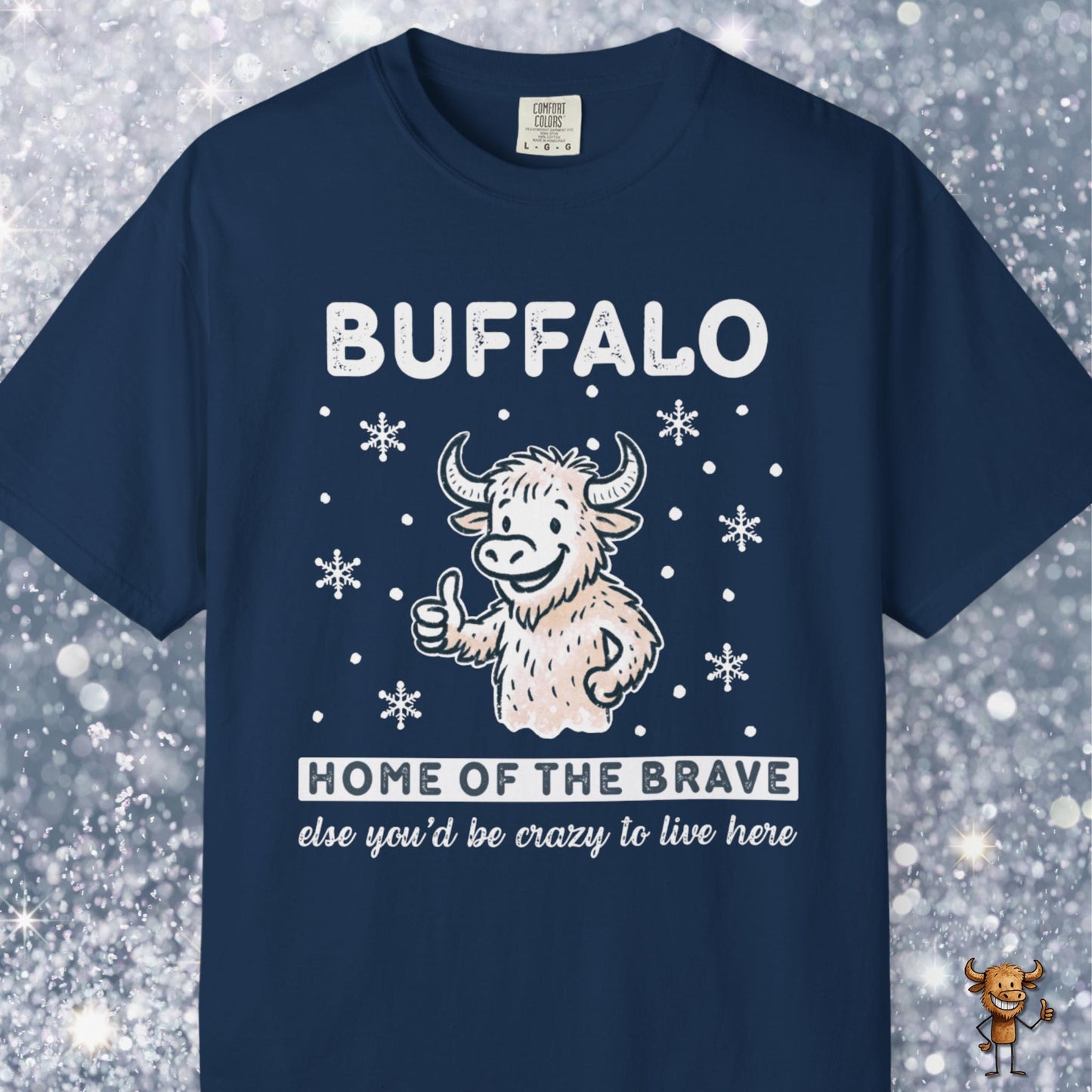 Home of the brave - happy buffalo