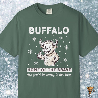 Home of the brave - happy buffalo