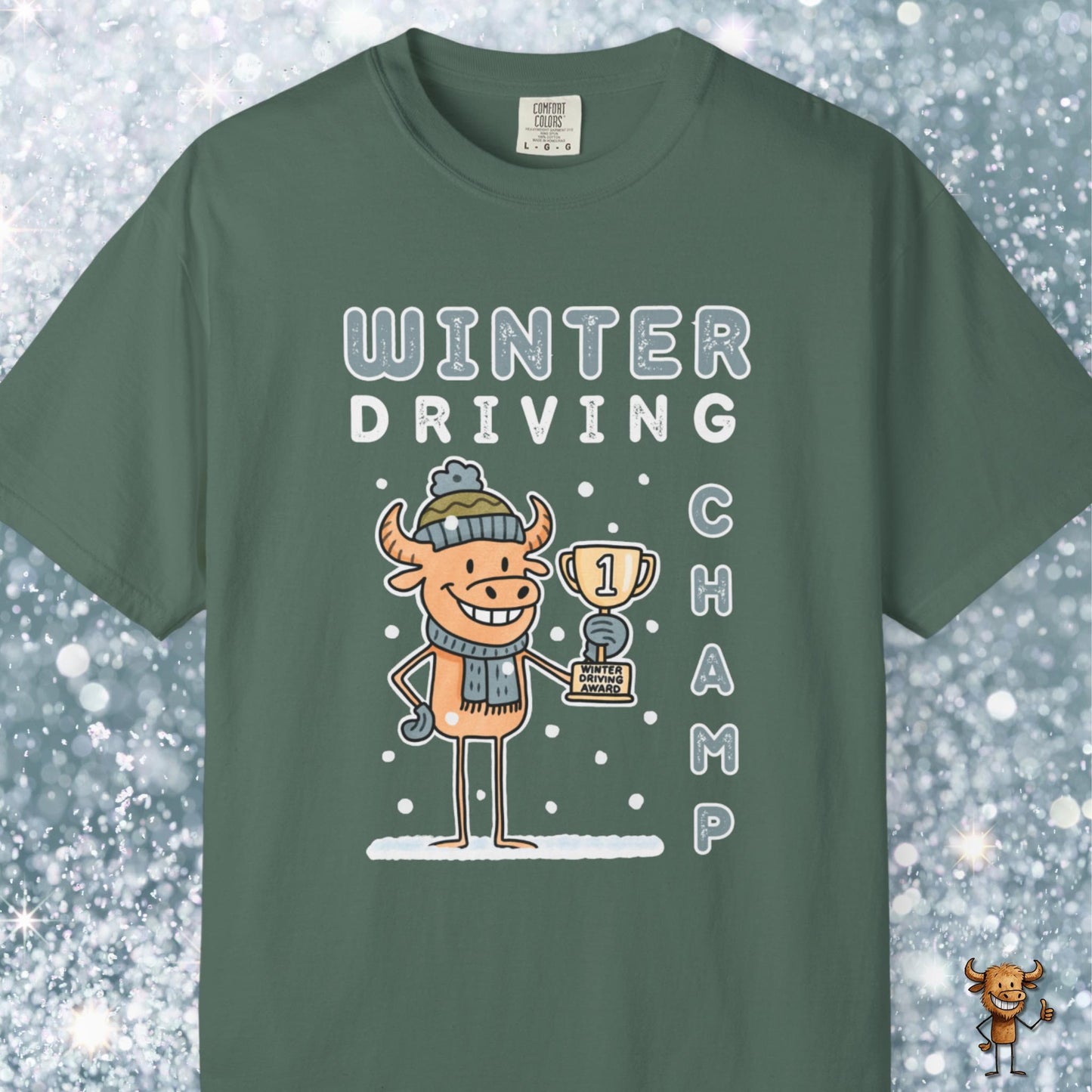 Winter driving champ first place trophy