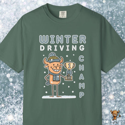 Winter driving champ first place trophy