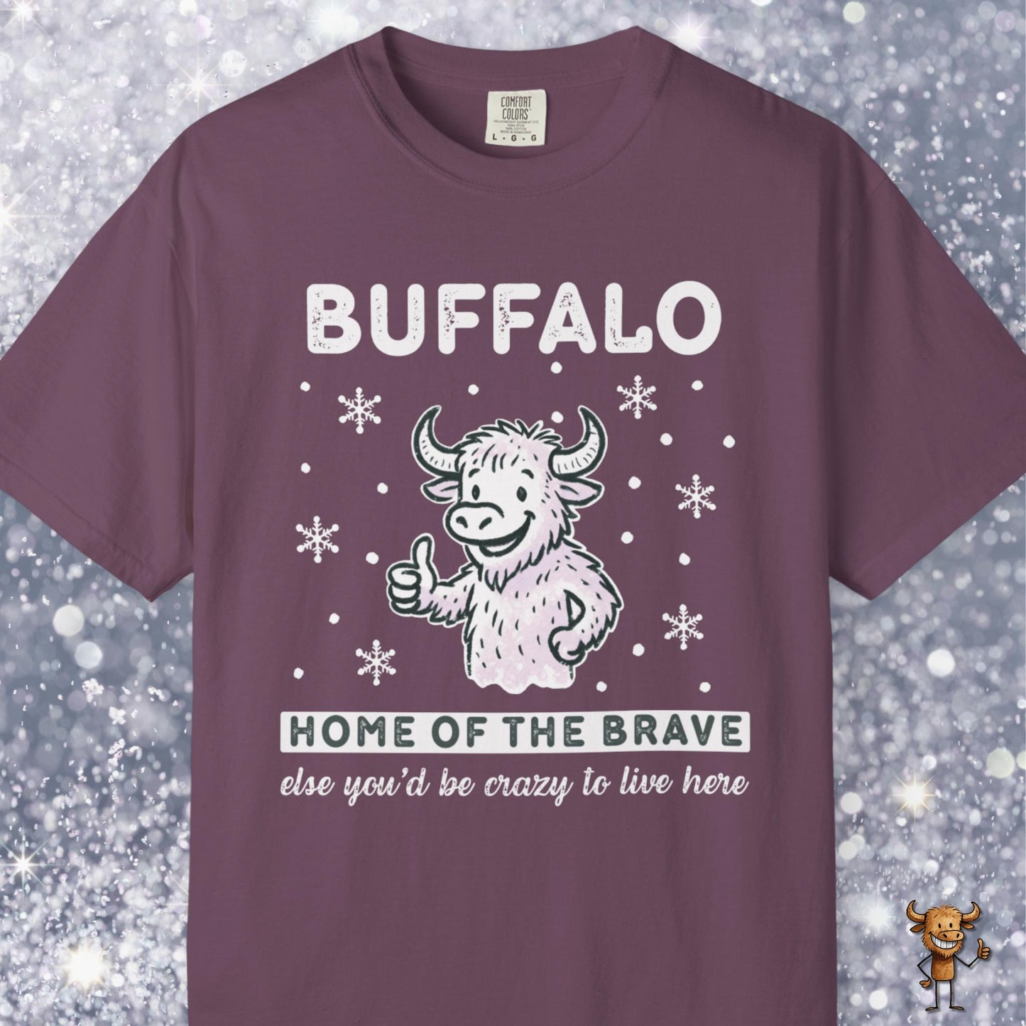 Home of the brave - happy buffalo