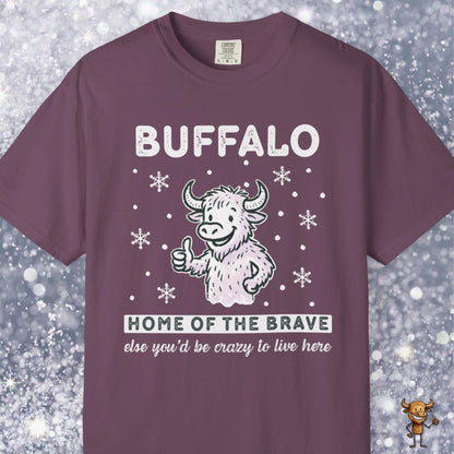 Home of the brave - happy buffalo