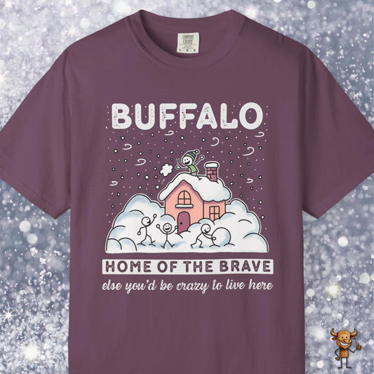 Home of the brave - friends outdoors fun in the snow