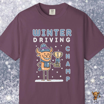 Winter driving champ first place trophy