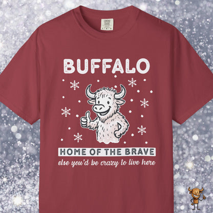 Home of the brave - happy buffalo