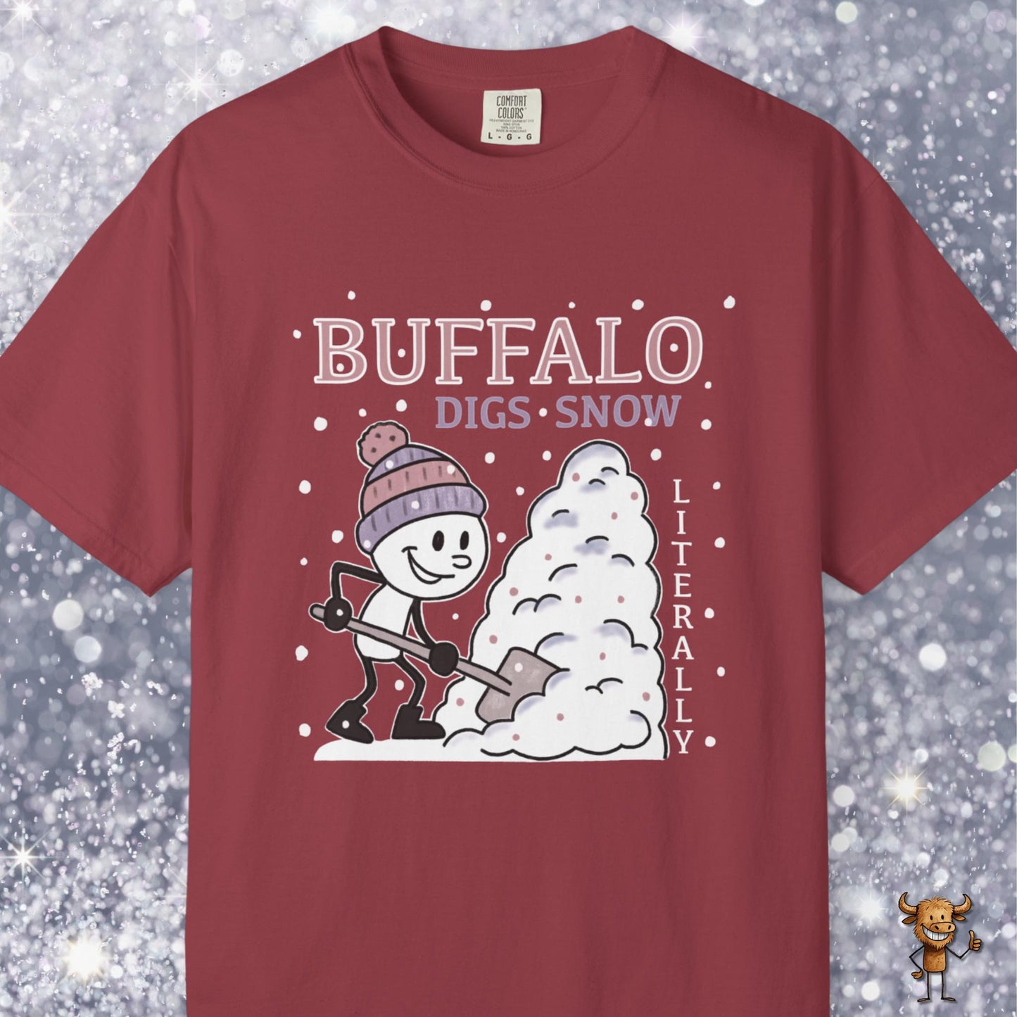 Buffalo digs snow. Literally.