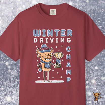 Winter driving champ first place trophy