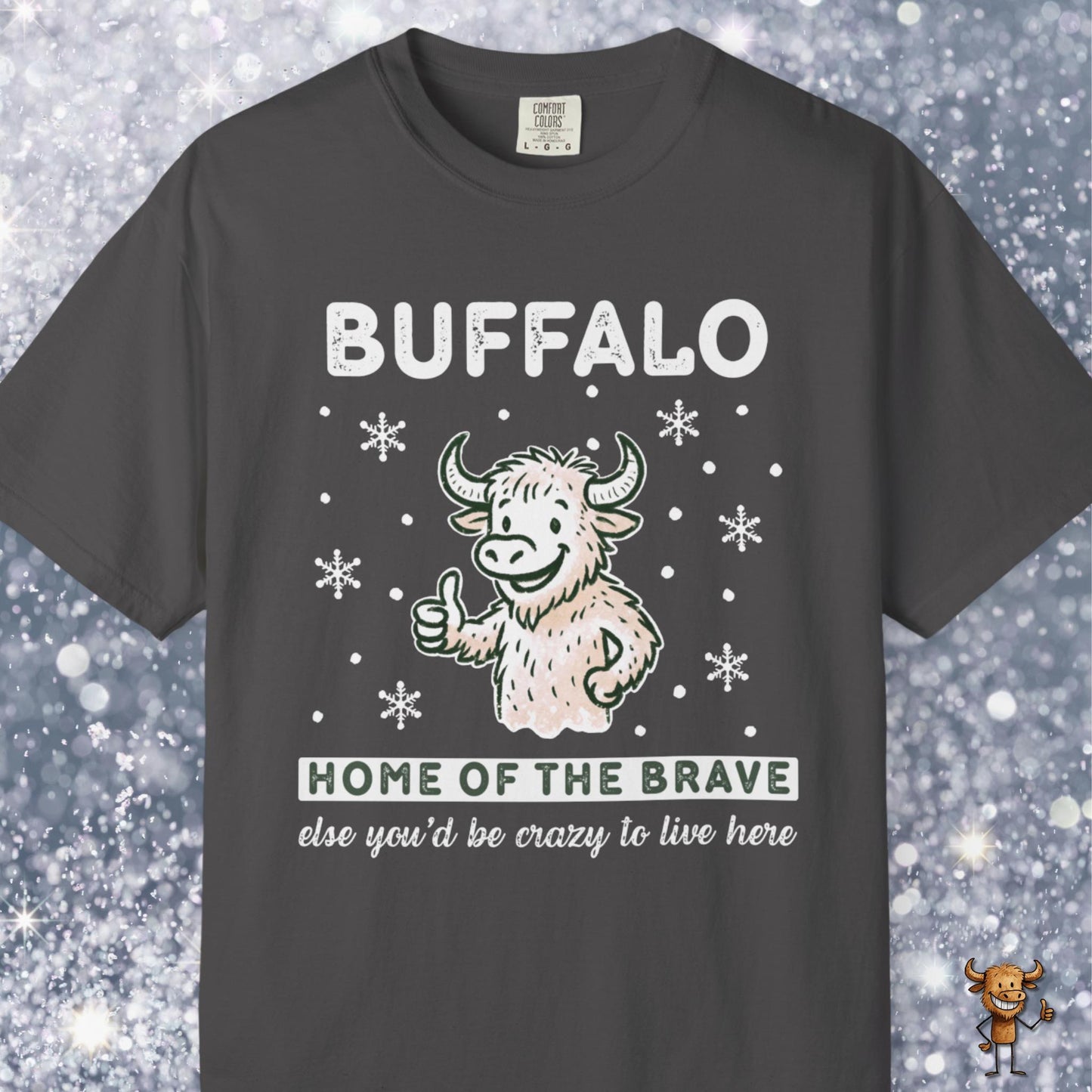 Home of the brave - happy buffalo