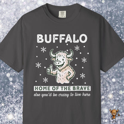 Home of the brave - happy buffalo