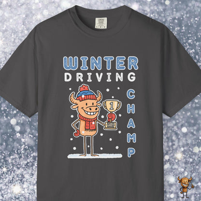 Winter driving champ first place trophy