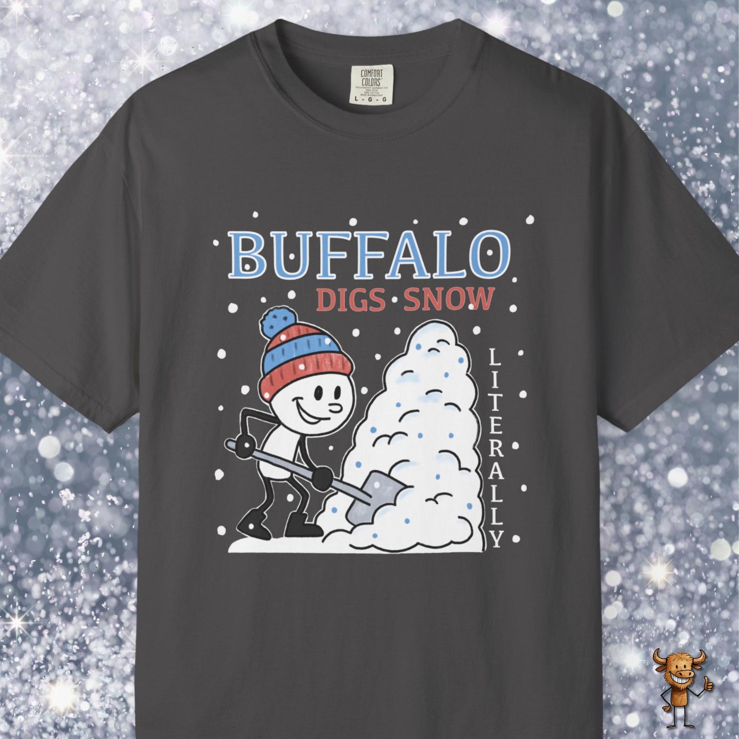 Buffalo digs snow. Literally.