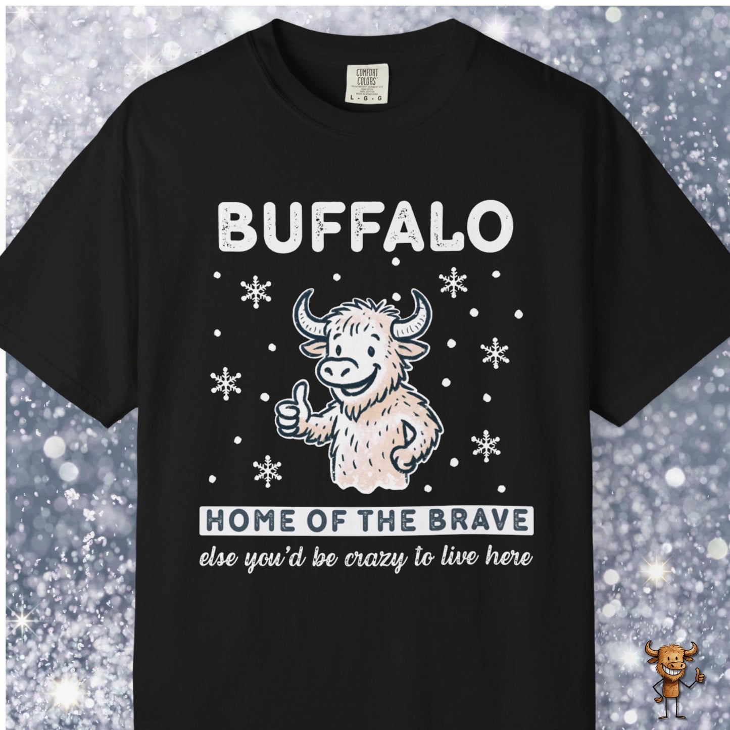 Home of the brave - happy buffalo
