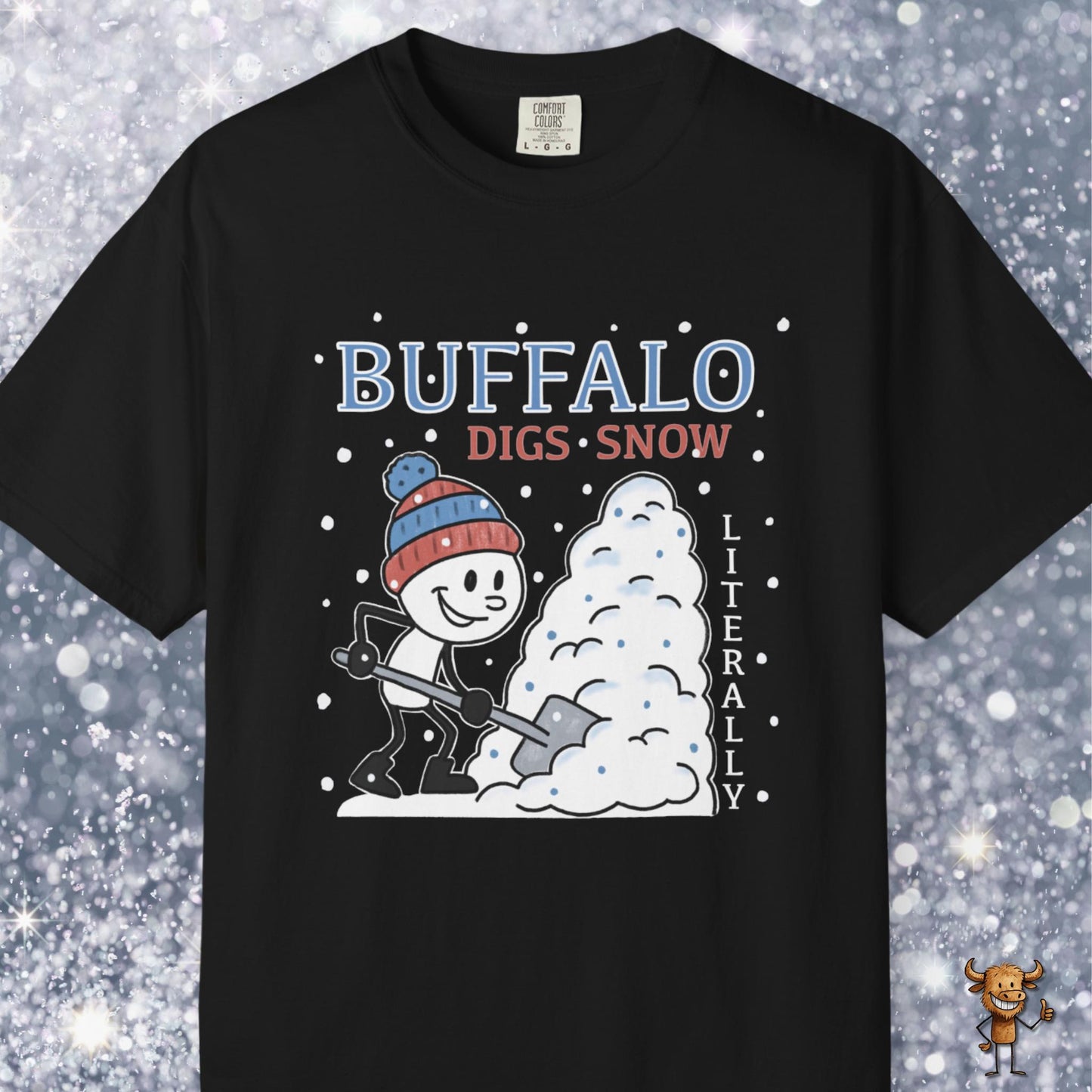 Buffalo digs snow. Literally.