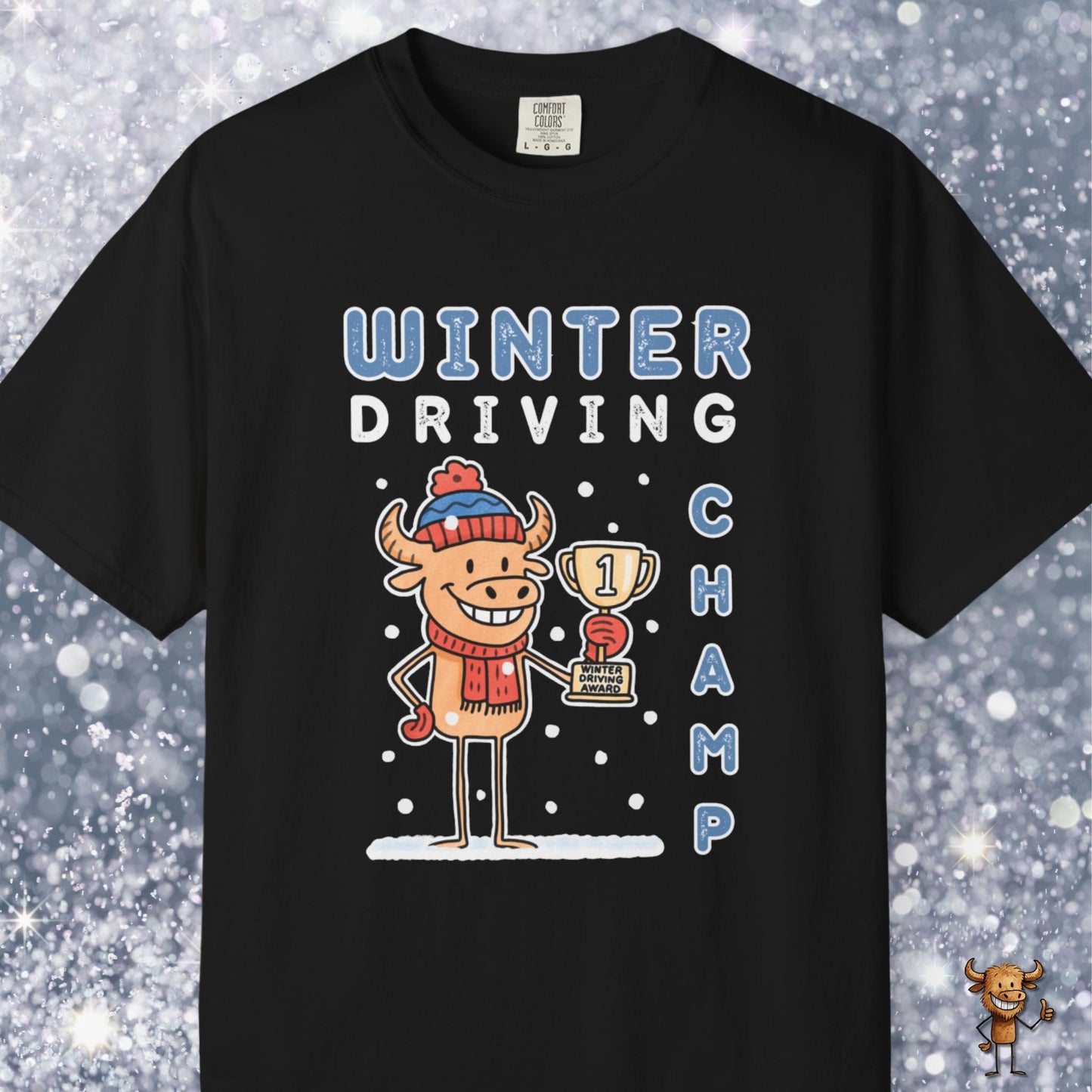 Winter driving champ first place trophy
