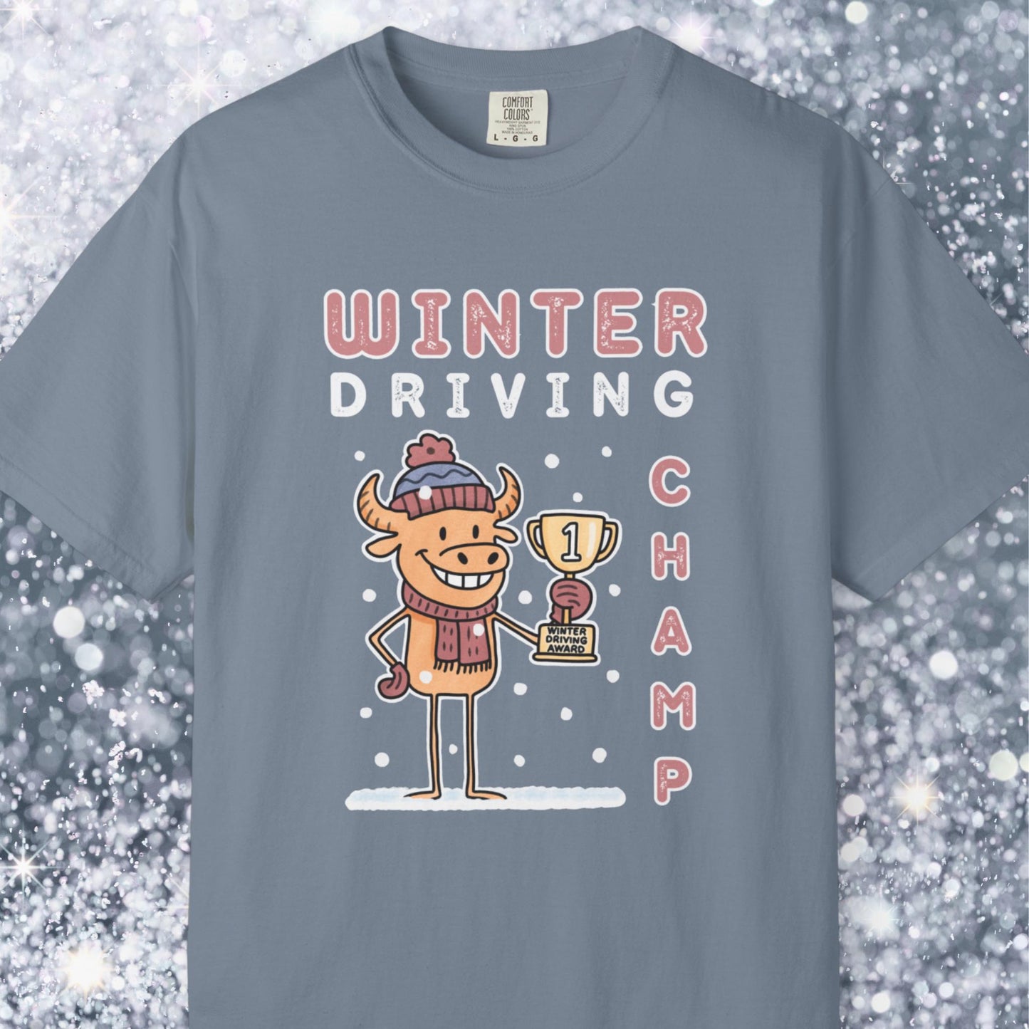 Winter driving champ first place trophy