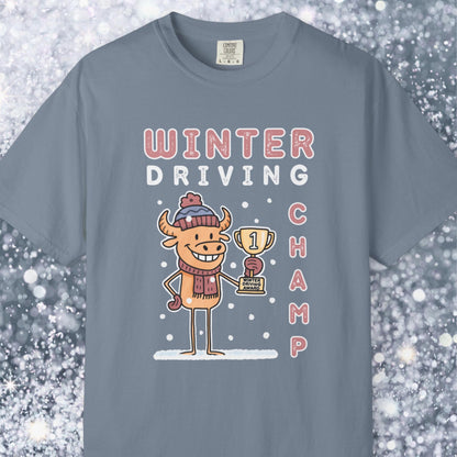 Winter driving champ first place trophy