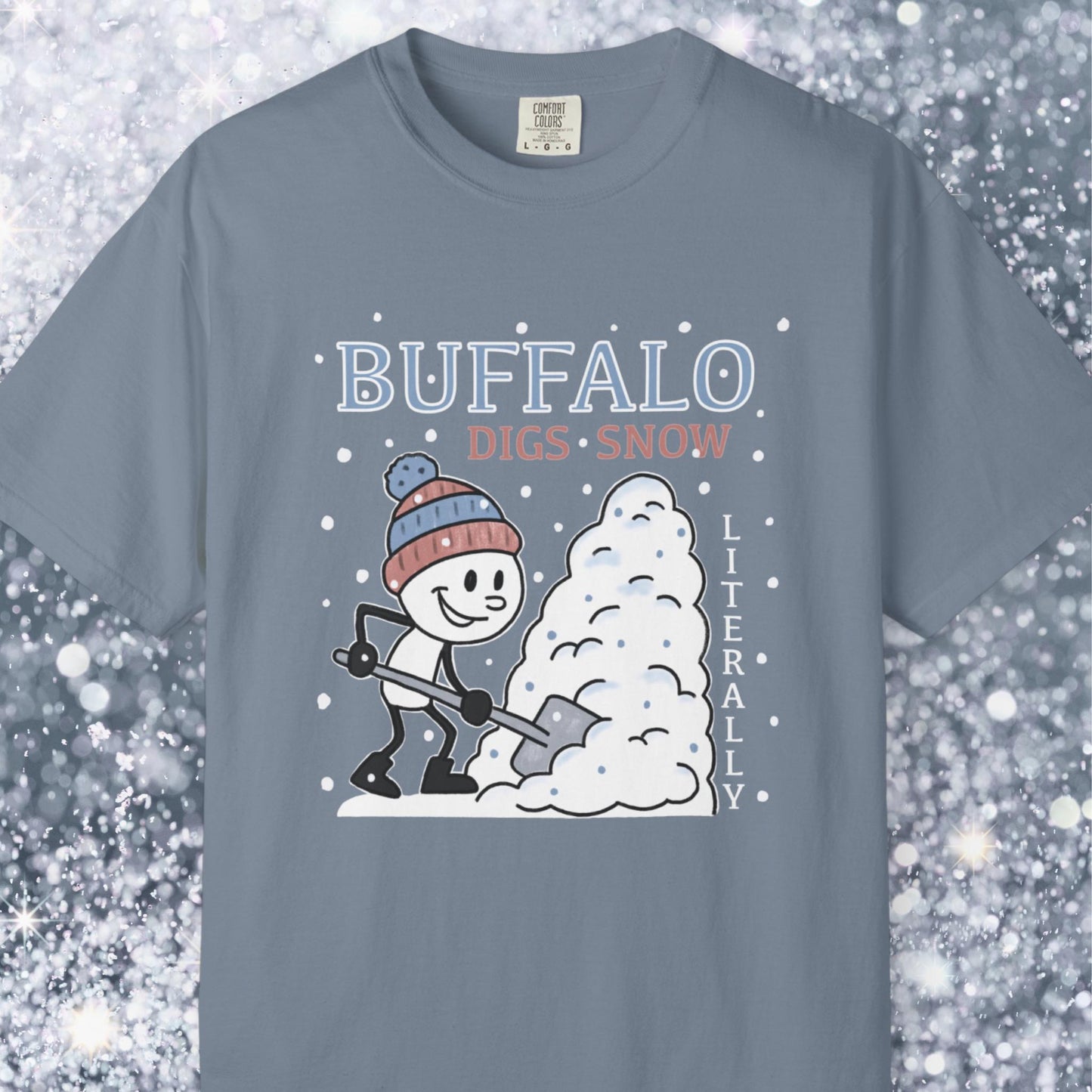 Buffalo digs snow. Literally.