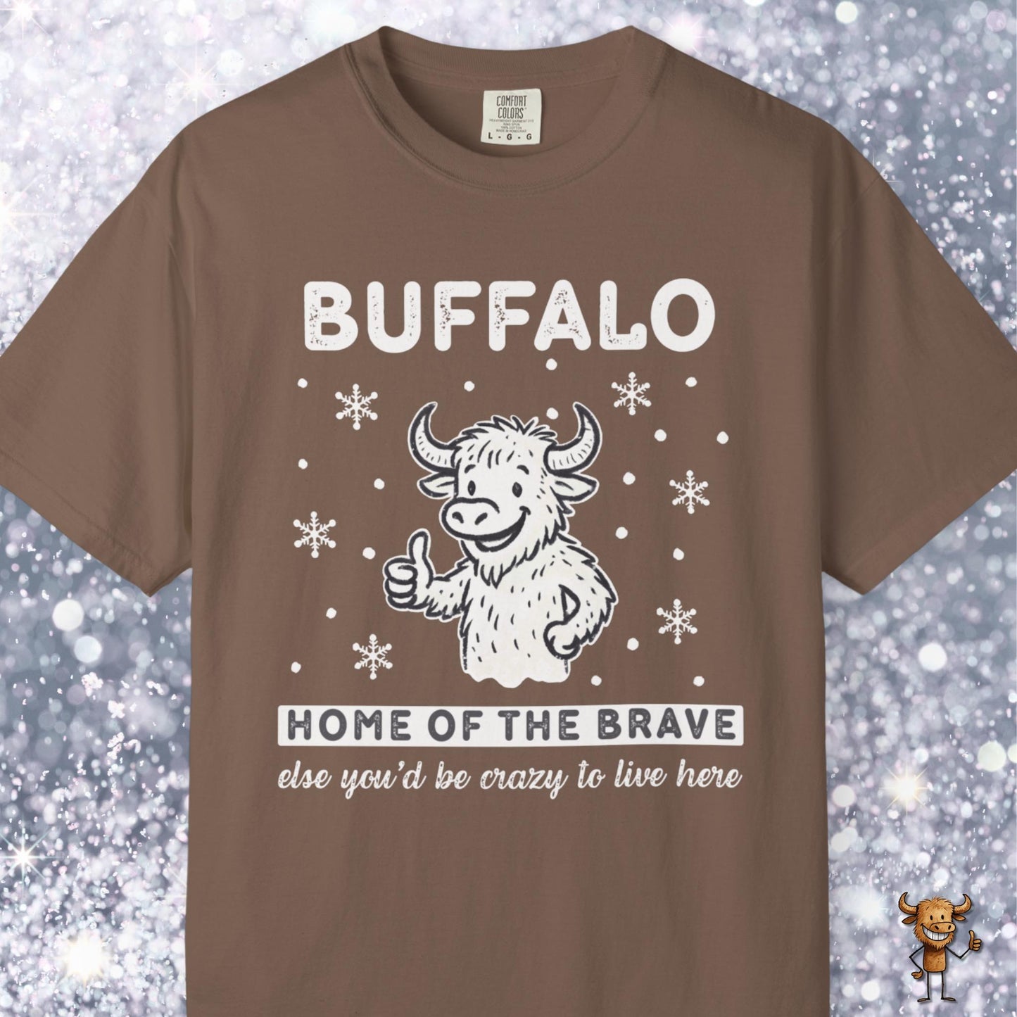 Home of the brave - happy buffalo