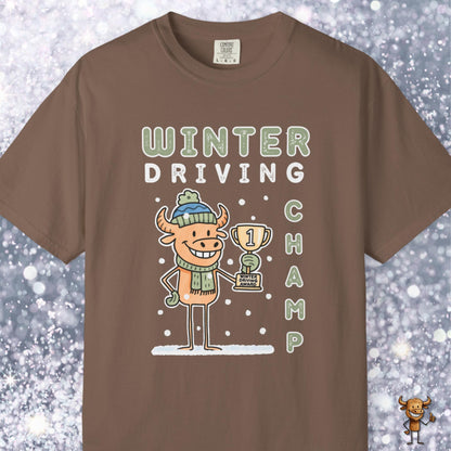 Winter driving champ first place trophy