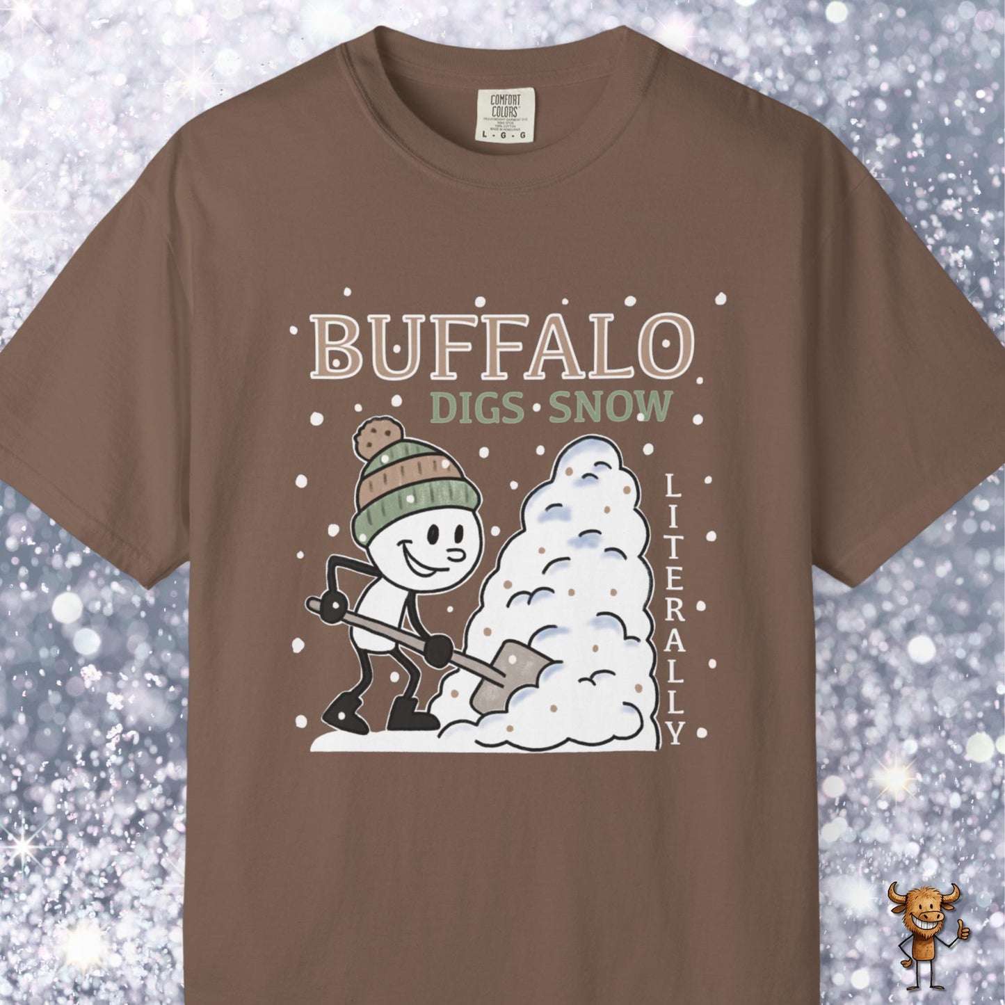 Buffalo digs snow. Literally.
