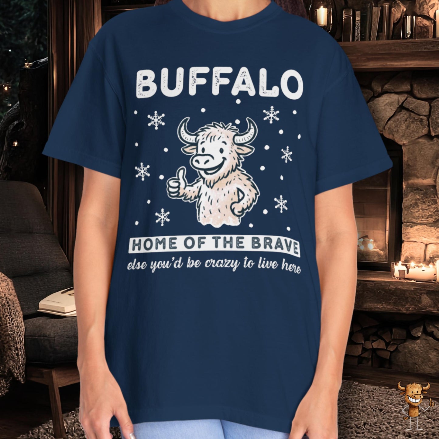 Home of the brave - happy buffalo