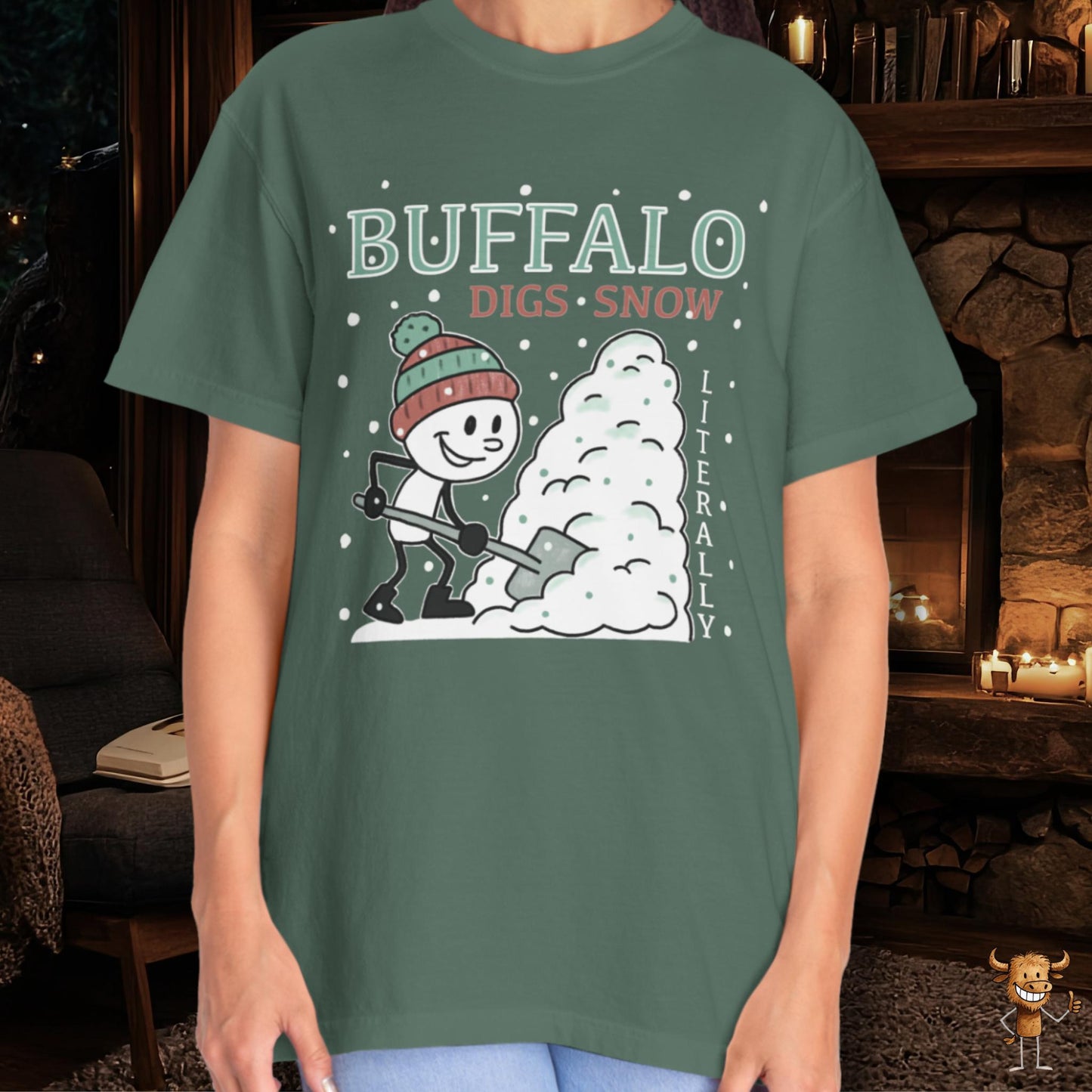 Buffalo digs snow. Literally.