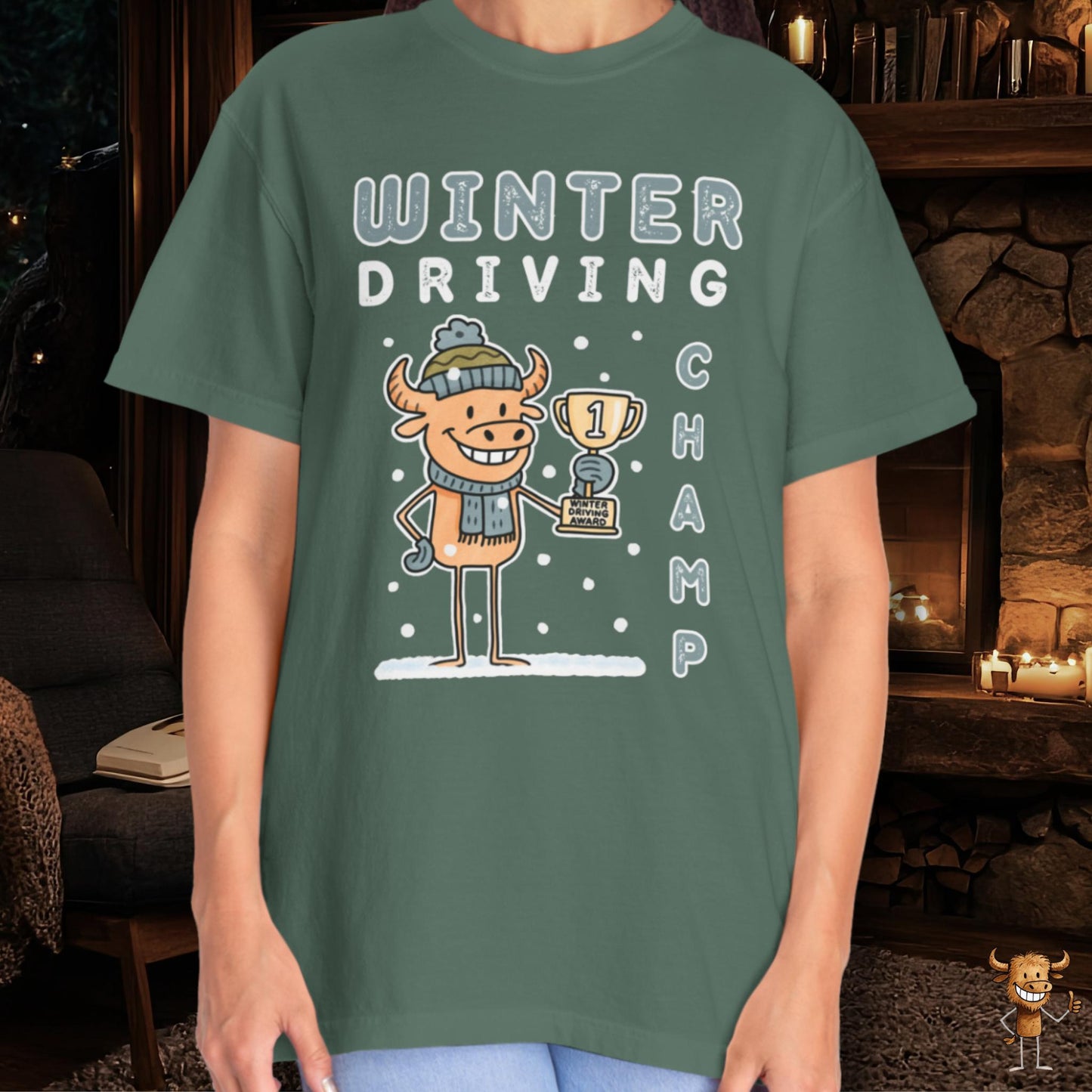 Winter driving champ first place trophy