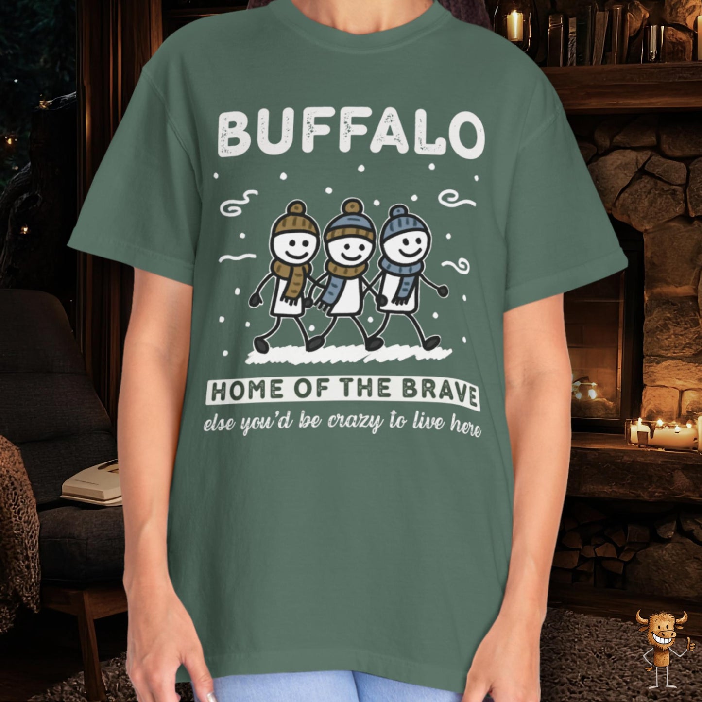 Home of the brave - friends walking wintertime