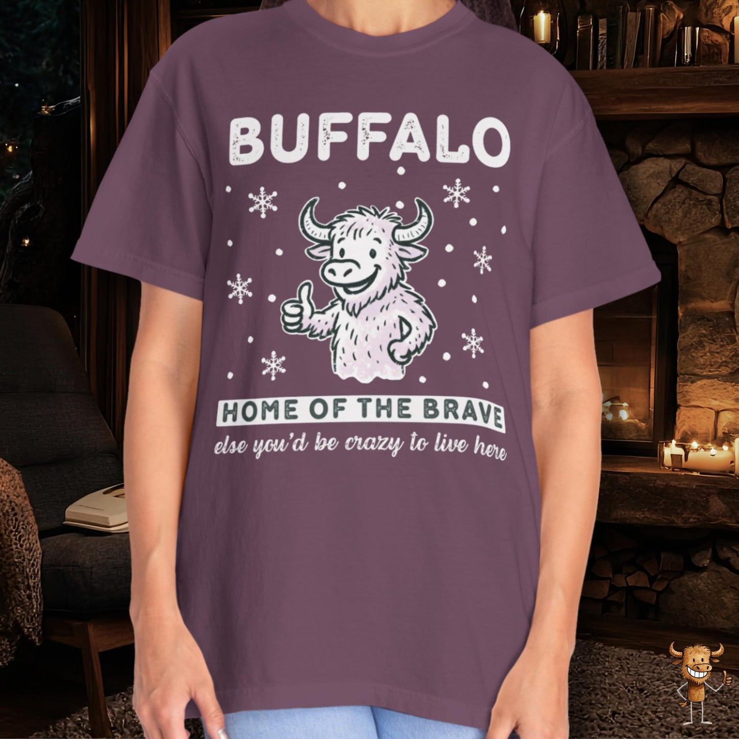 Home of the brave - happy buffalo