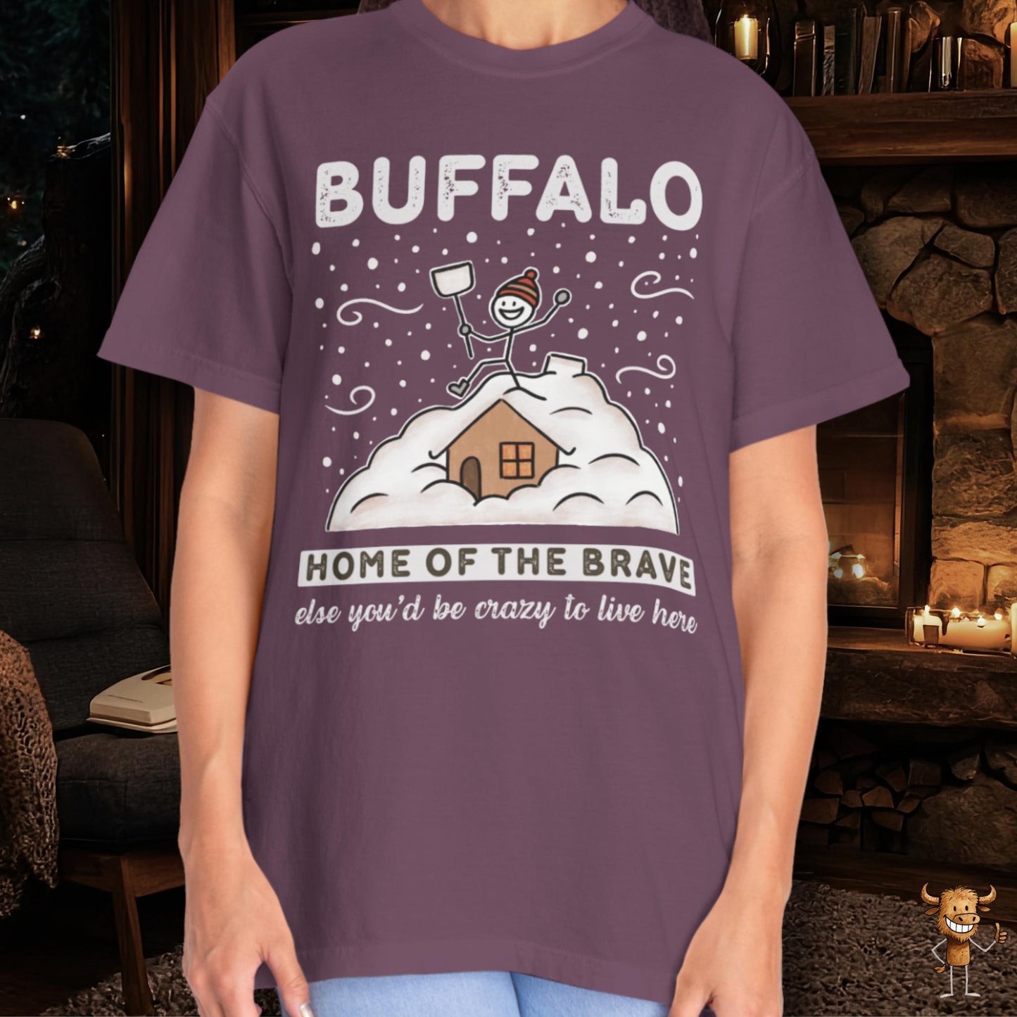 Home of the brave - shoveling the roof