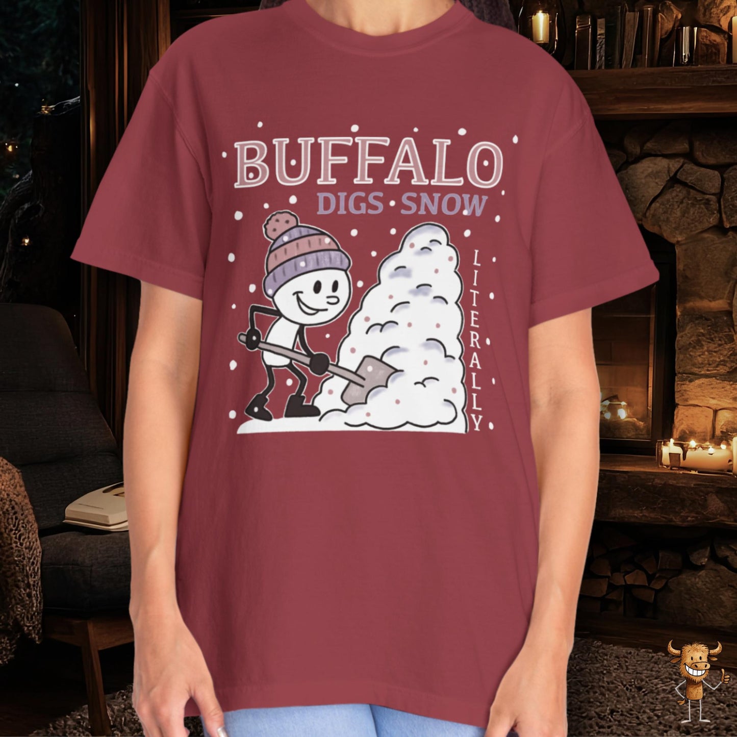 Buffalo digs snow. Literally.