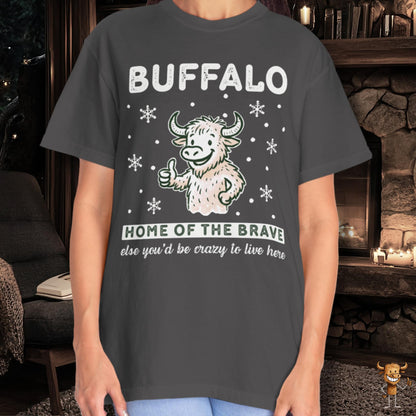 Home of the brave - happy buffalo
