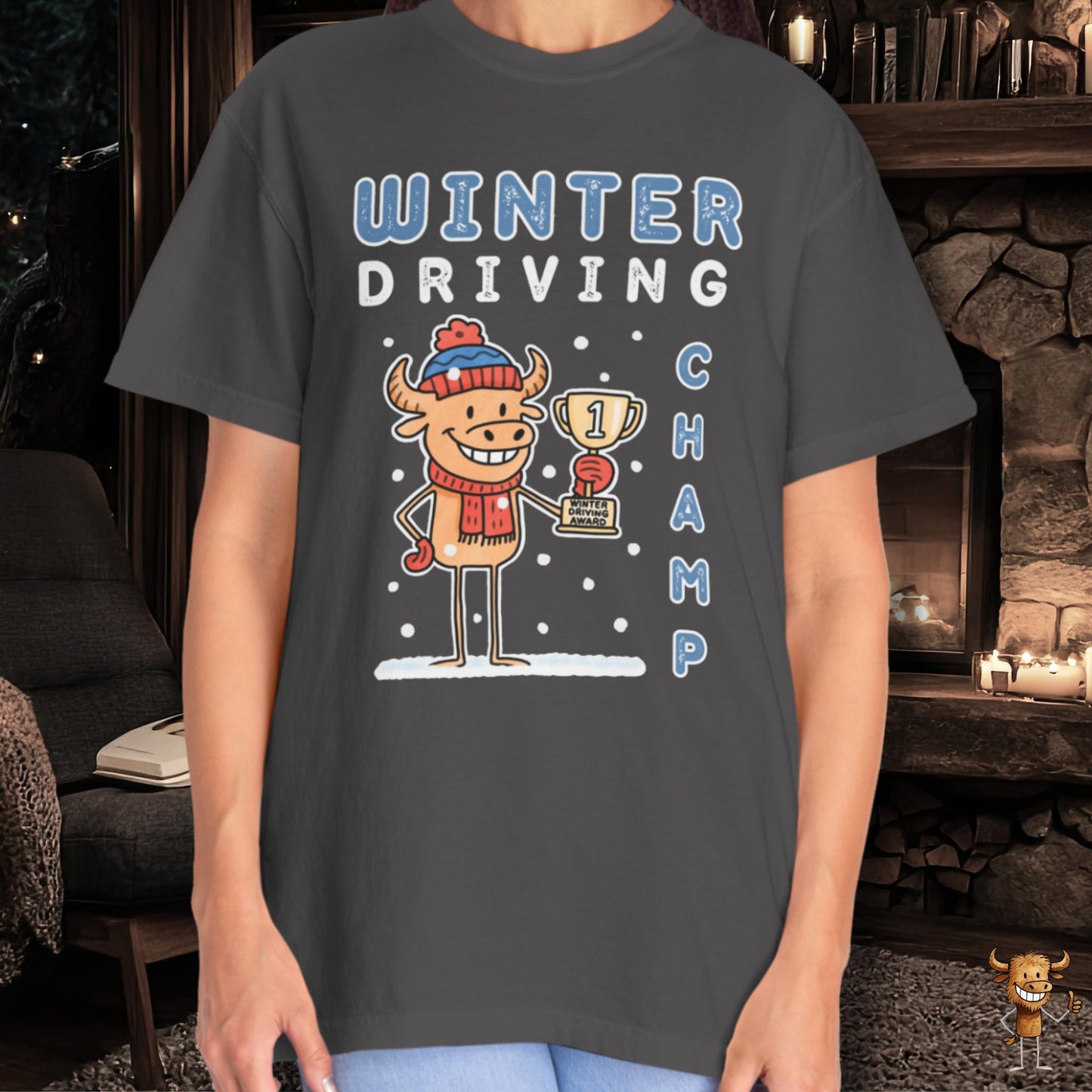 Winter driving champ first place trophy