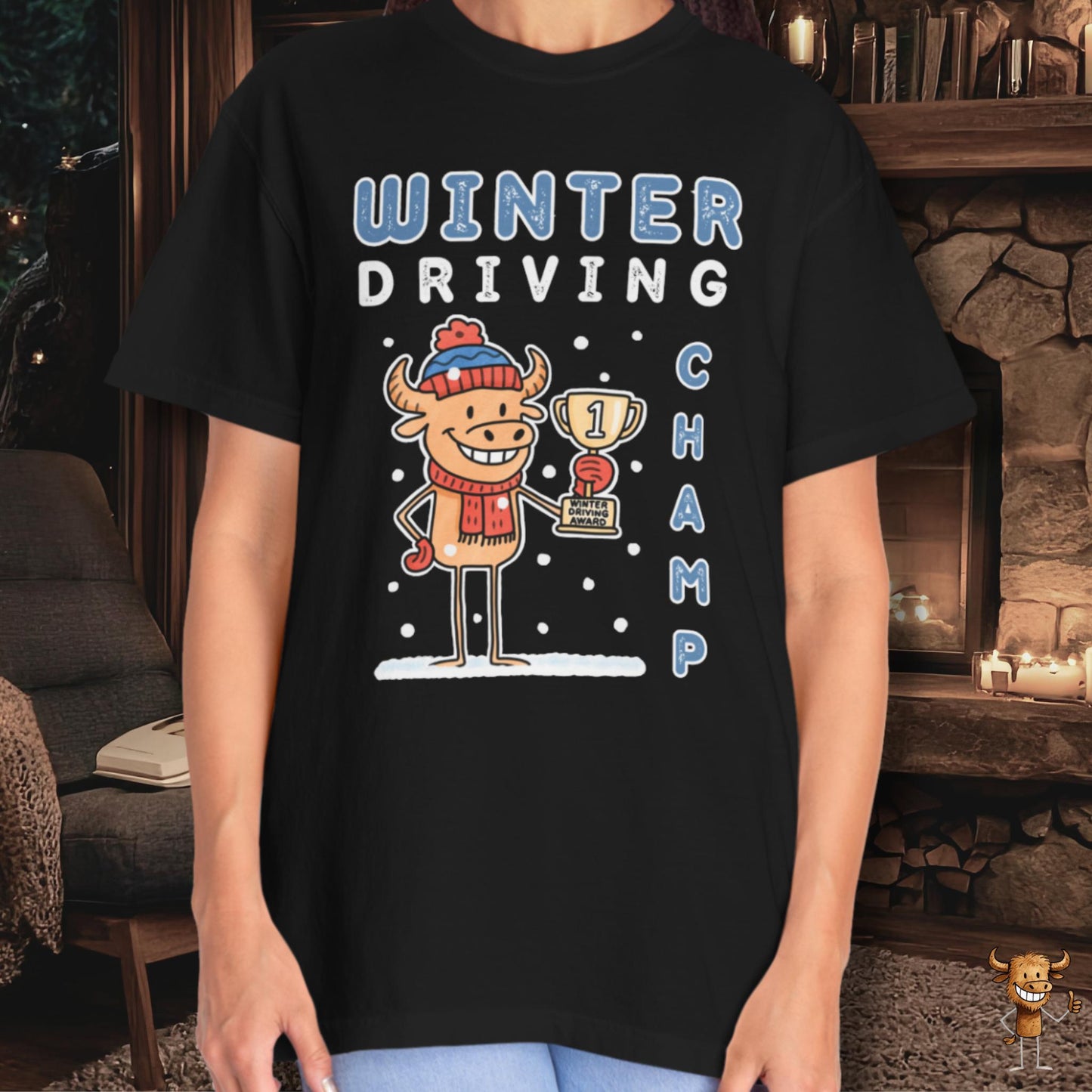 Winter driving champ first place trophy