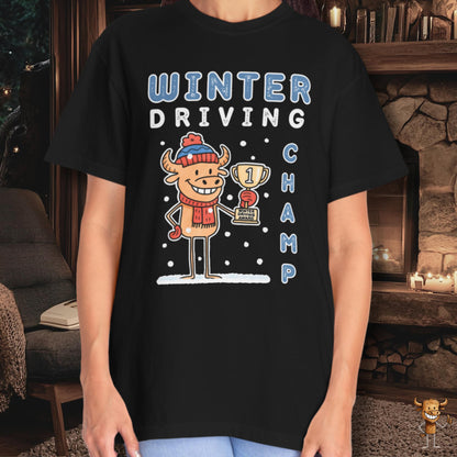 Winter driving champ first place trophy