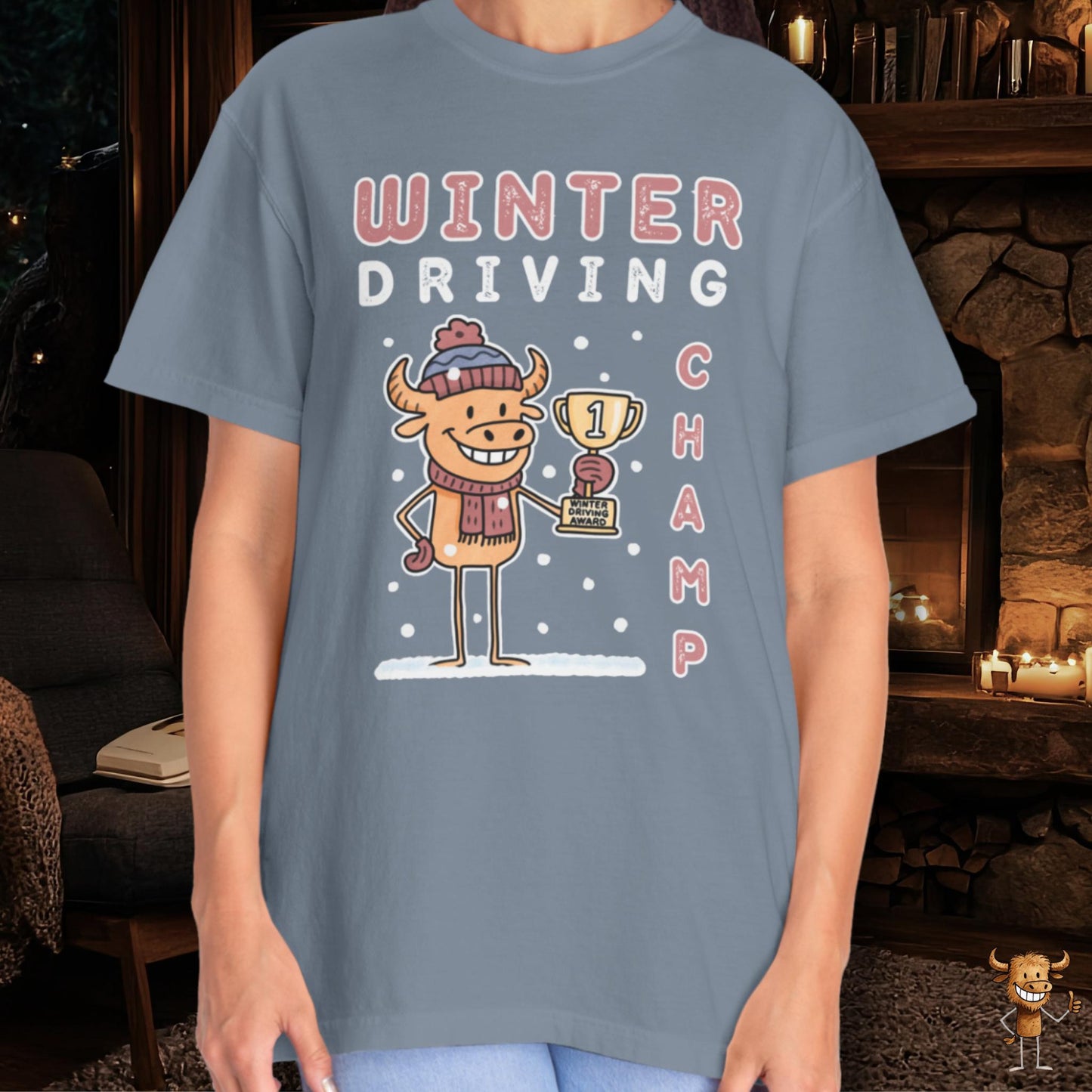 Winter driving champ first place trophy