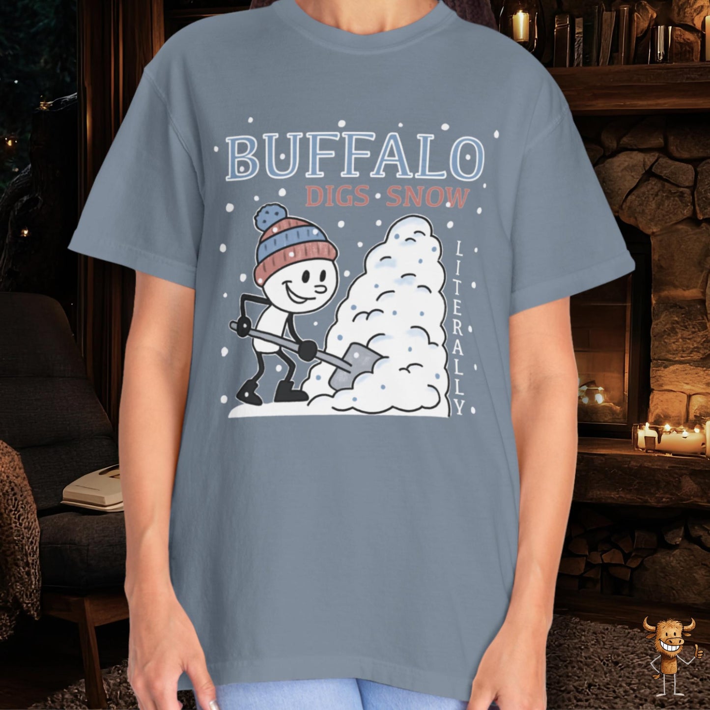 Buffalo digs snow. Literally.