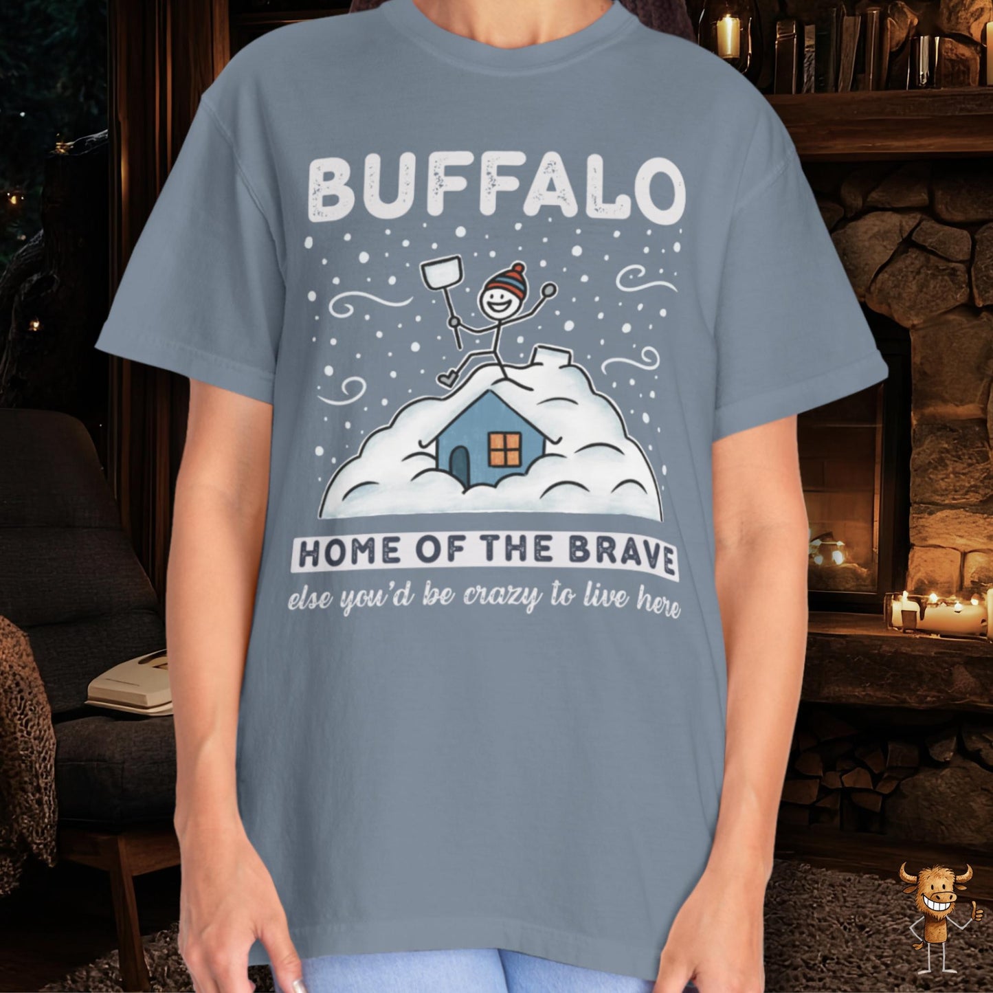 Home of the brave - shoveling the roof